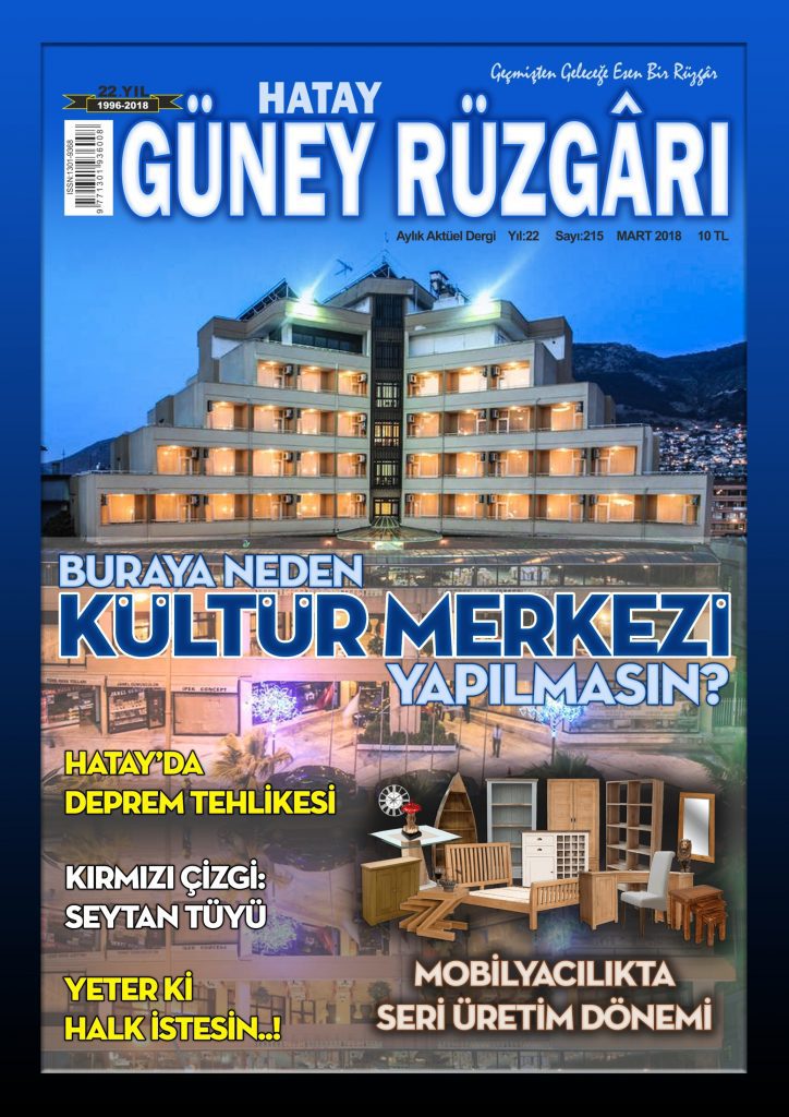 Güney Rüzgarı Dergisi, Sayı 215, Mart 2018