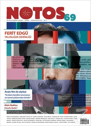 Notos Öykü Dergisi, Sayı 69, Nisan Mayıs 2018