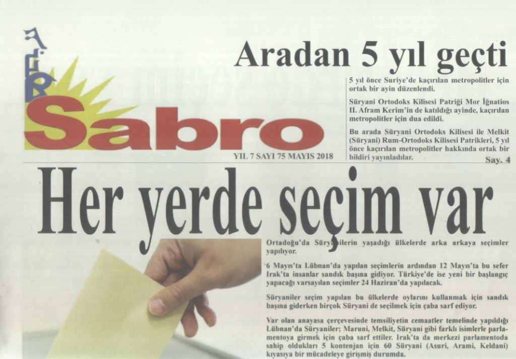 Sabro Gazetesi, Sayı 75, Mayıs 2018