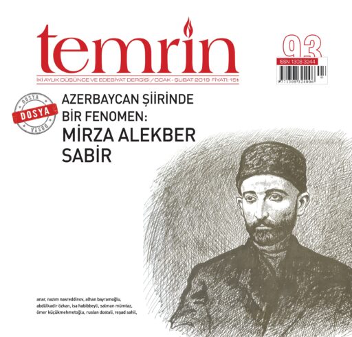 Temrin Dergisi, Sayı 93, Ocak Şubat 2019