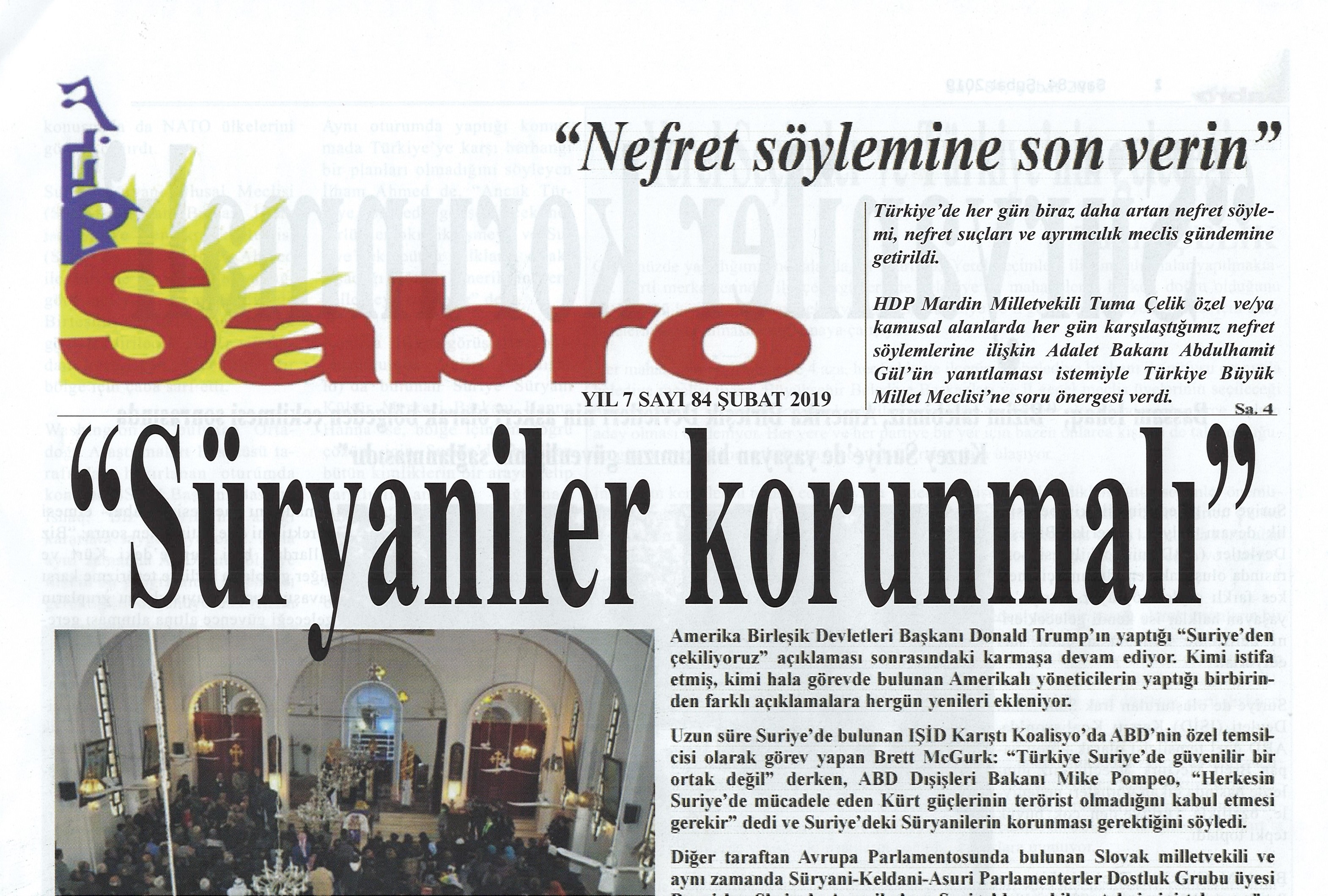 Sabro Gazetesi, Sayı 84