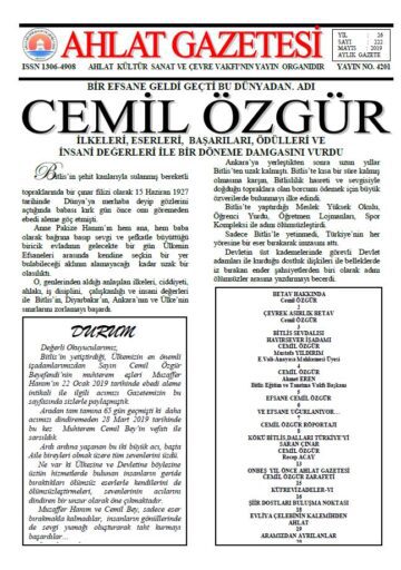 Ahlat Gazetesi, Sayı 222