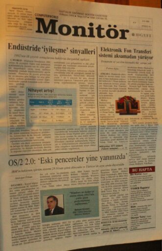 Computer World Monitör Gazetesi, 4 Mayıs 1992, Sayı 127