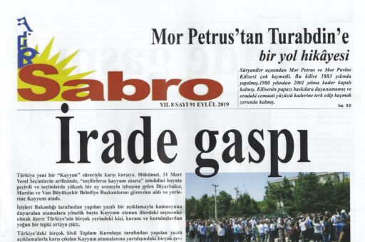 Sabro Gazetesi, Sayı 91, Eylül 2019