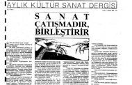Edebiyat Dostları Dergisi, Sayı 1