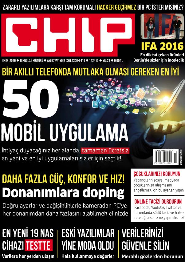 Chip Dergisi, Ekim 2016