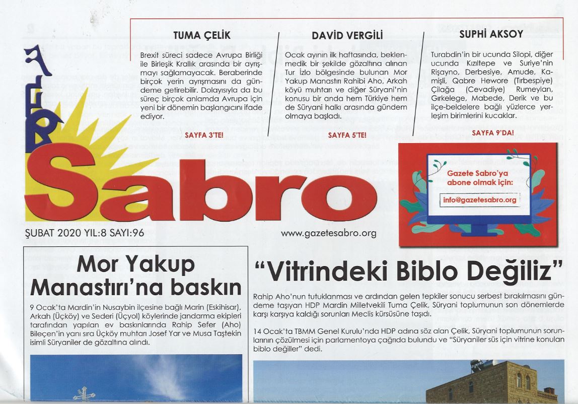 Sabro Gazetesi, Sayı 96