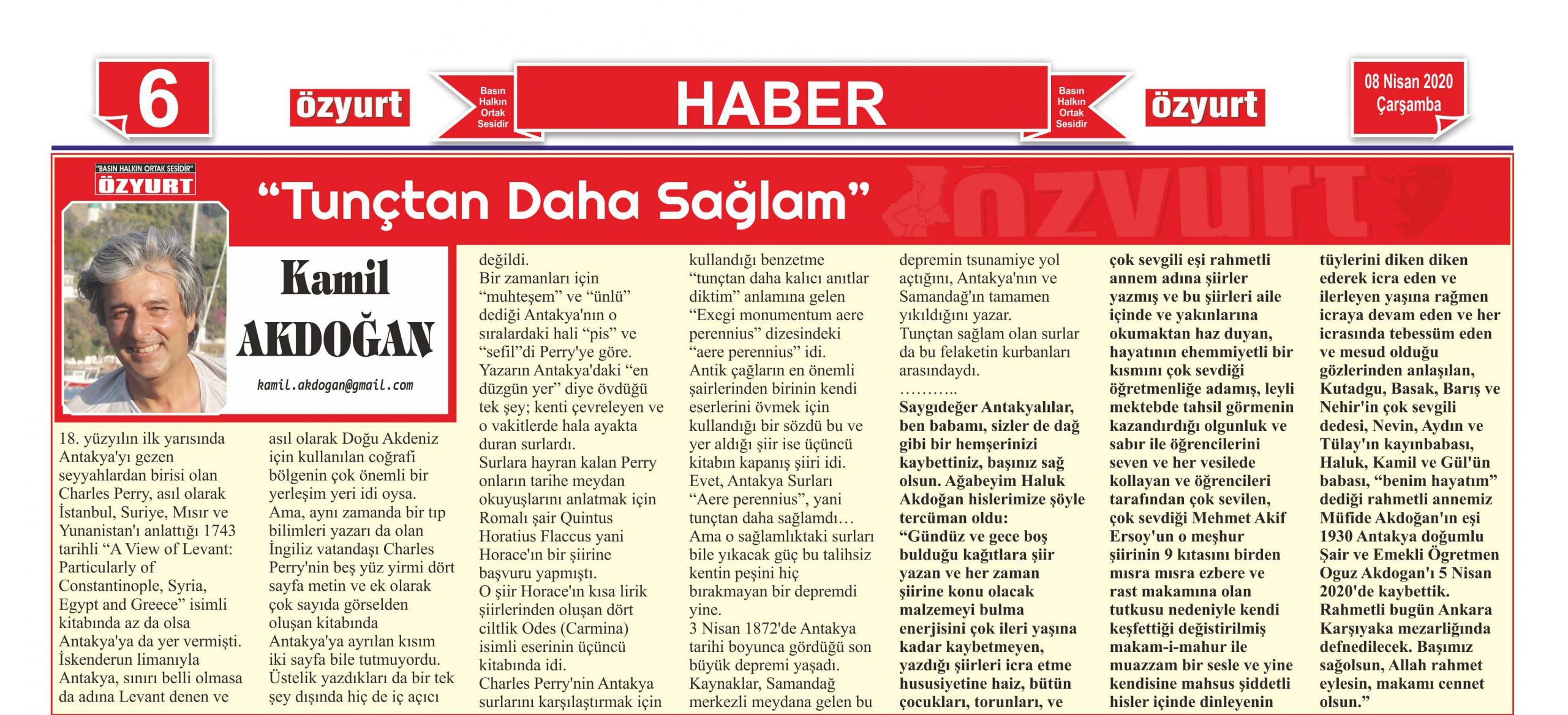 “Tunçtan Daha Sağlam”