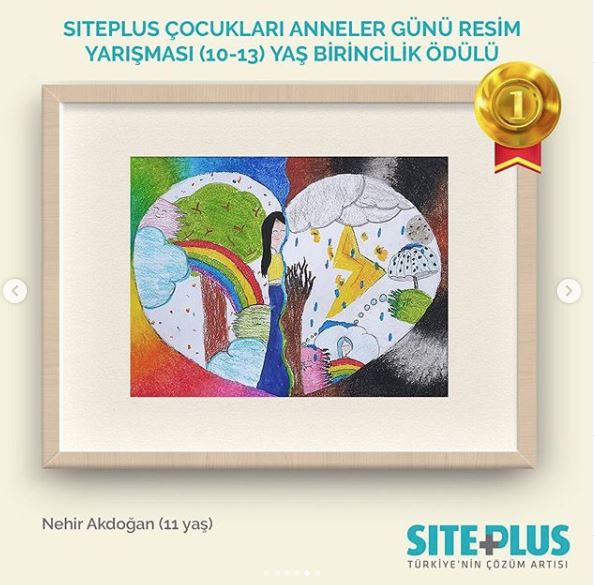 Site Plus Çocukları Anneler Günü Resim Yarışması