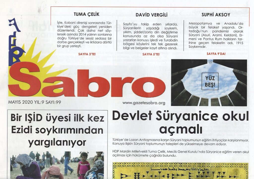 Sabro Gazetesi, Mayıs 2020, Sayı 99