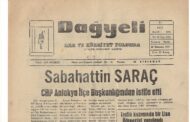 Hatay, Kırıkhan, Dağyeli Gazetesi, 27 Mart 1973