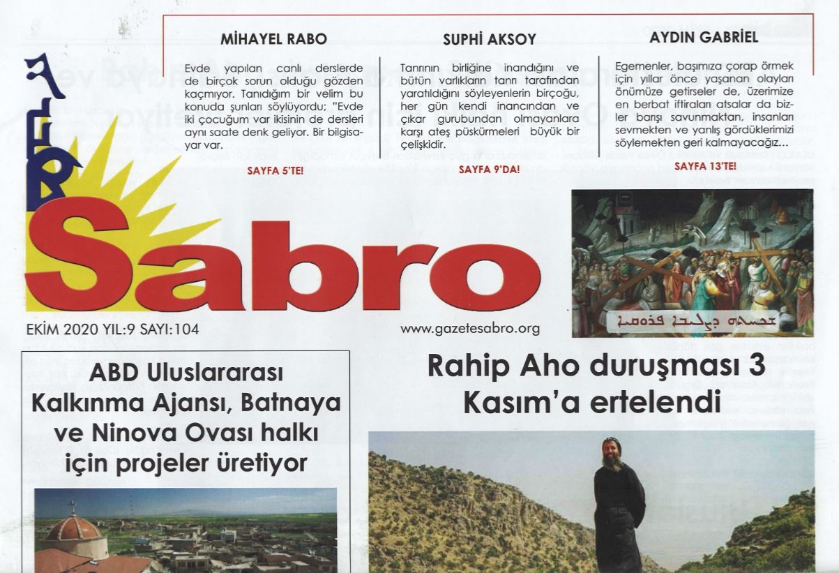 Sabro Gazetesi, Ekim 2020, Sayı 104