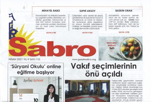 Sabro Gazetesi, Nisan 2021, Sayı 110