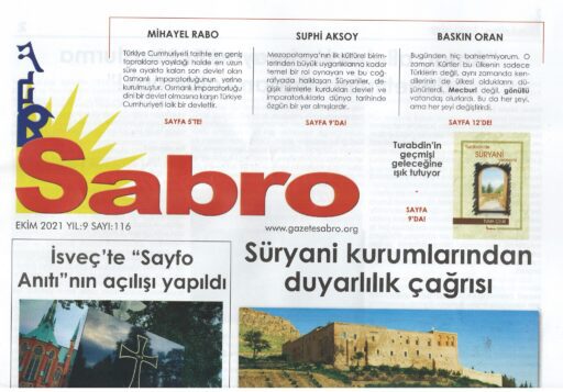 Sabro Gazetesi, Sayı 116, Ekim 2021