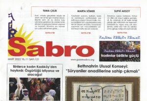 Sabro Gazetesi, Mart 2022, Sayı 121